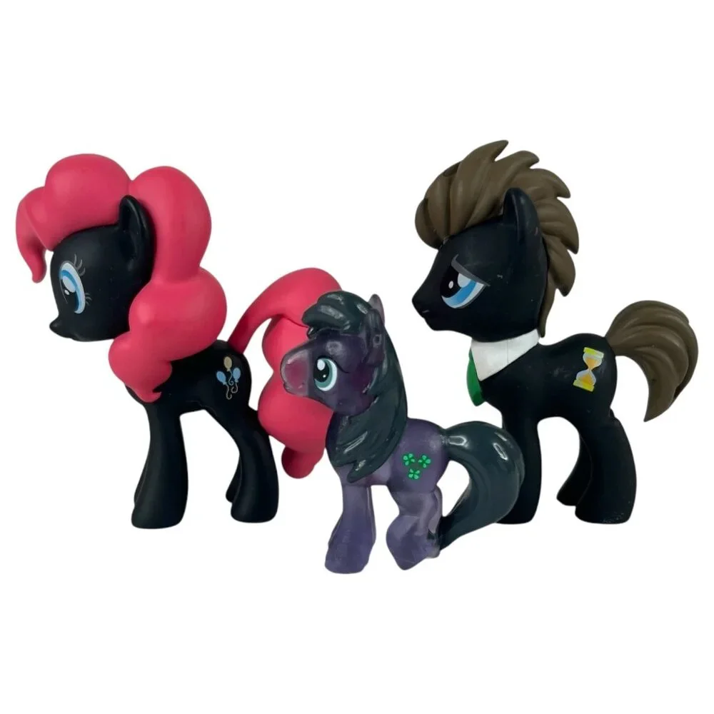 3 Funko My‎ Little Pony Black Lucky Clover dr Hooves Pinkie Pie Lot Mystery Mini